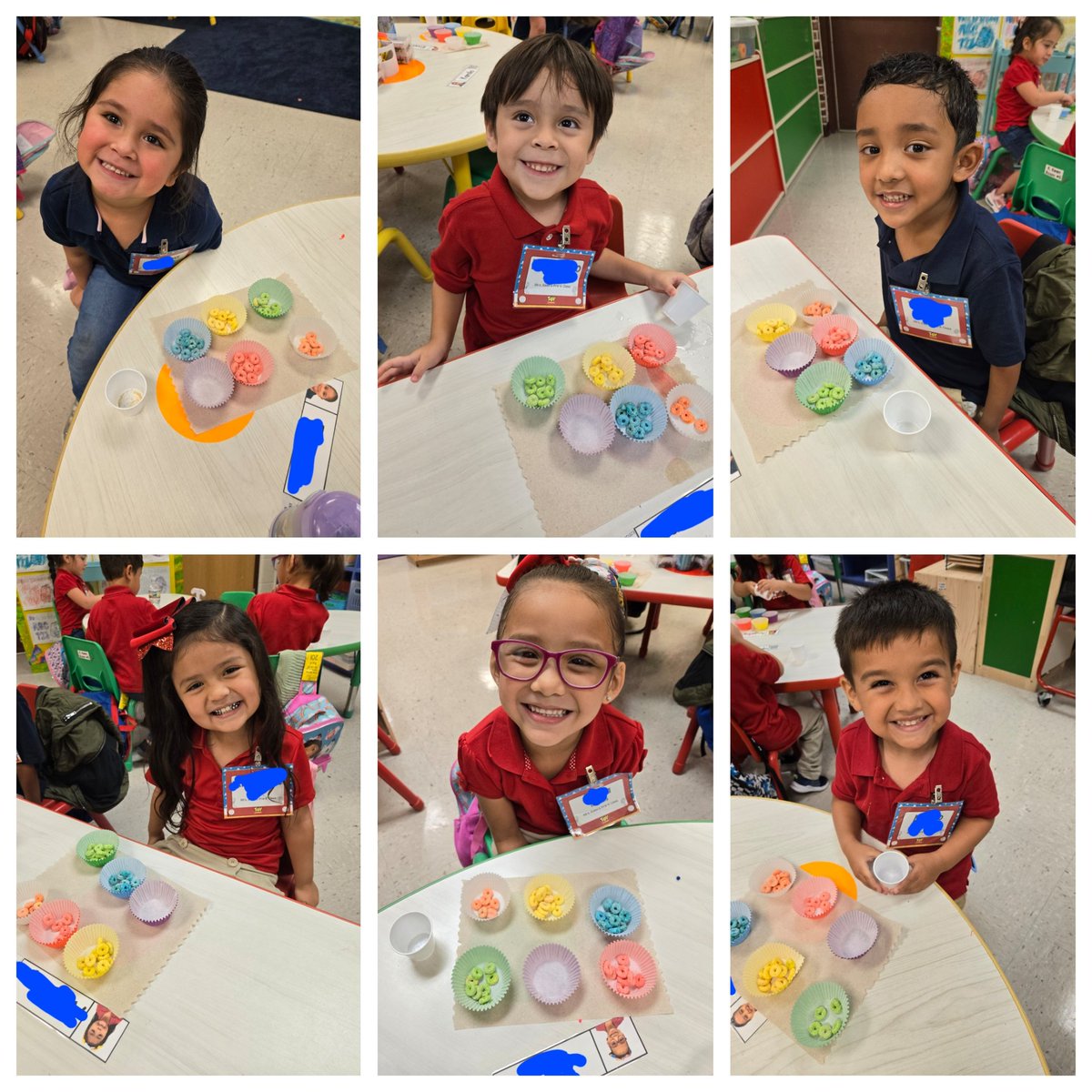 kimmeekeen's tweet image. What's the best way to practice sorting by color? 😁 With Fruit Loops, of course! They were so excited to sort...and then eat! ❤️ @LaurelesMustang #prekfun #makinglearningfun
