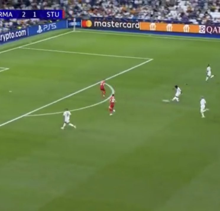 “Vinicius to my right? Mbappé to my left?” 

‘F*ck it, I’m Endrick.’