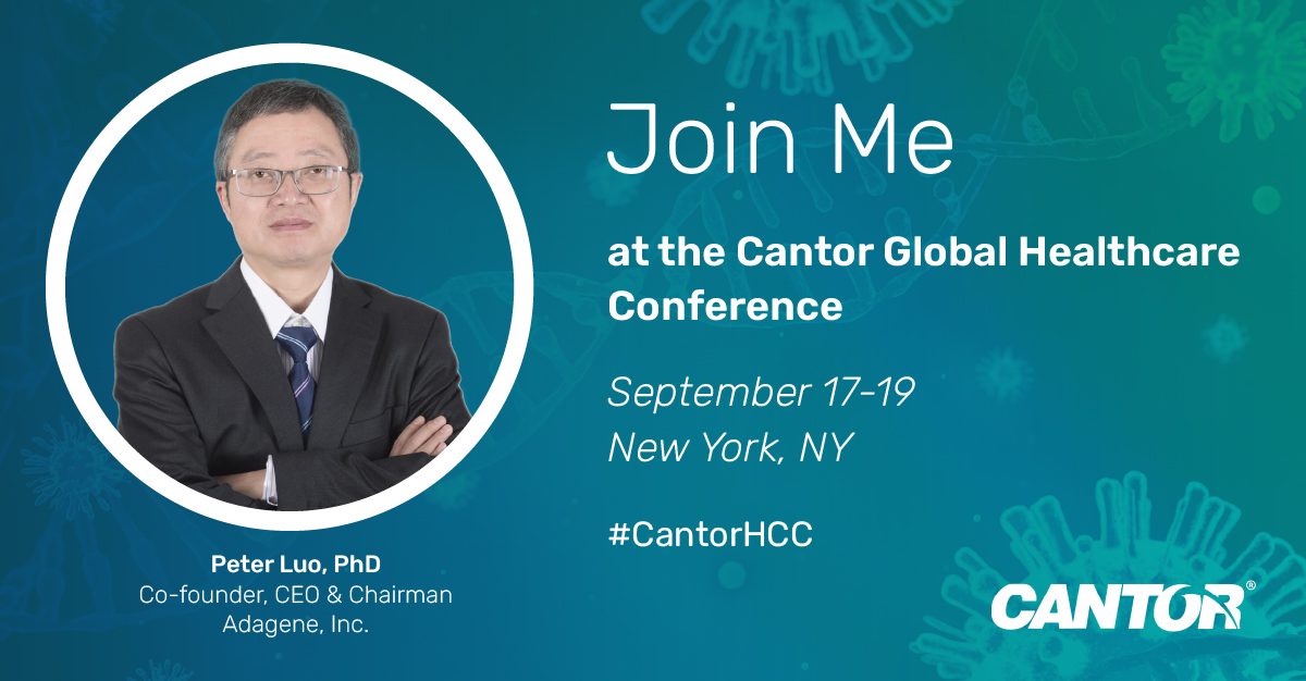 AdageneGlobal's tweet image. Join us at Cantor tomorrow! Dr. Peter Luo, CEO, will present a Fireside Chat webcast @ 2:30pm ET. Following #ESMO2024, we shared exciting data showing the best-in-class potential of our anti-CTLA-4 ADG126 SAFEbody + pembro in advanced/metastatic MSS CRC. loom.ly/5Wl4nao