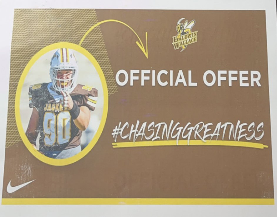 Hunter Smart (@huntersmart87) on Twitter photo Beyond blessed to have received my first offer to be able to play football at the next level from <a href="/BWFootball_/">Baldwin Wallace Football</a>!!!! <a href="/EthanNichol10/">Ethan Nichol</a> <a href="/CoachHilvert/">Jim Hilvert</a> <a href="/coach_polder/">Coach Polder</a> <a href="/CoachTJ_Parker/">T.J. Parker</a> <a href="/FitchFootball/">Fitch Football</a> <a href="/KohlsSnapping/">Kohl's Snapping Camps</a> Beyond blessed to have received my first offer to be able to play football at the next level from <a href="/BWFootball_/">Baldwin Wallace Football</a>!!!! <a href="/EthanNichol10/">Ethan Nichol</a> <a href="/CoachHilvert/">Jim Hilvert</a> <a href="/coach_polder/">Coach Polder</a> <a href="/CoachTJ_Parker/">T.J. Parker</a> <a href="/FitchFootball/">Fitch Football</a> <a href="/KohlsSnapping/">Kohl's Snapping Camps</a>
