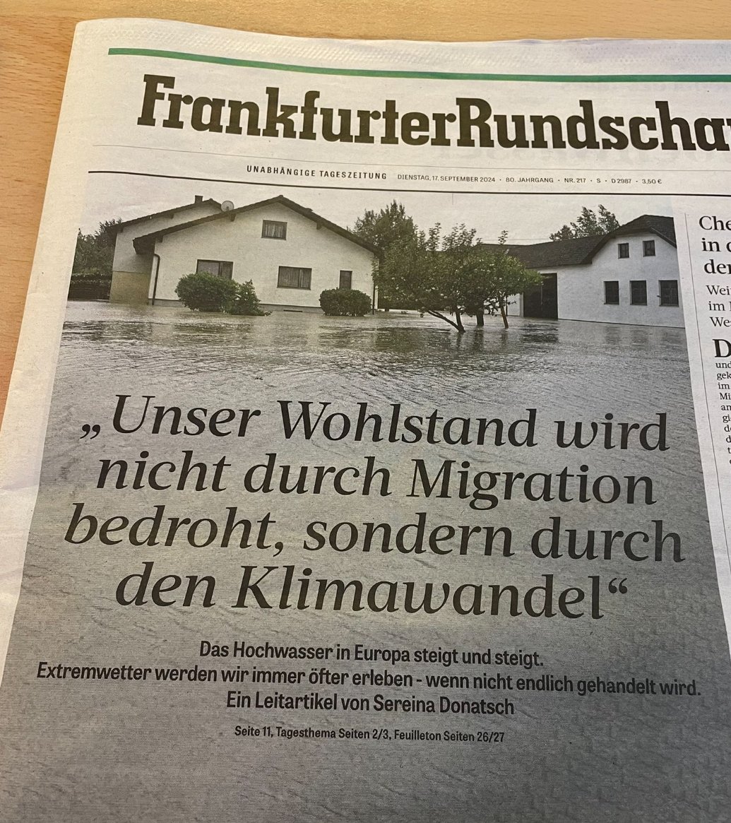 Großartig. So müssten alle Zeitungen titeln.