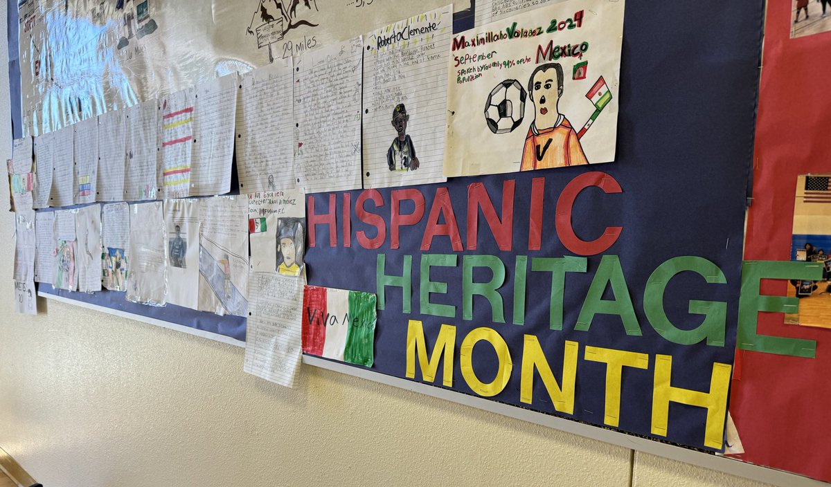 Ben Vega (@coachbvega) on Twitter photo Our Roadrunners are celebrating Hispanic Heritage Month by writing about their favorite Hispanic athletes/coaches! Congratulations to our writing winners!🏆 ✍️
<a href="/es_regarrido/">Rachel.Garrido</a> <a href="/JDavisMVE/">Jeanette Davis</a> <a href="/MVE_roadrunners/">Montana Vista Elementary</a> <a href="/CoachMonarrez8/">Michelle Monarrez</a> <a href="/CoachCassyMVE/">Cassandra Sanchez</a> <a href="/ClintISD/">Clint ISD</a> Our Roadrunners are celebrating Hispanic Heritage Month by writing about their favorite Hispanic athletes/coaches! Congratulations to our writing winners!🏆 ✍️
<a href="/es_regarrido/">Rachel.Garrido</a> <a href="/JDavisMVE/">Jeanette Davis</a> <a href="/MVE_roadrunners/">Montana Vista Elementary</a> <a href="/CoachMonarrez8/">Michelle Monarrez</a> <a href="/CoachCassyMVE/">Cassandra Sanchez</a> <a href="/ClintISD/">Clint ISD</a>