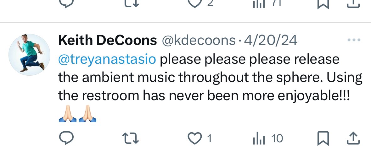 kdecoons's tweet photo. @treyanastasio thanks for listening!! https://t.co/qKIIjsRb54