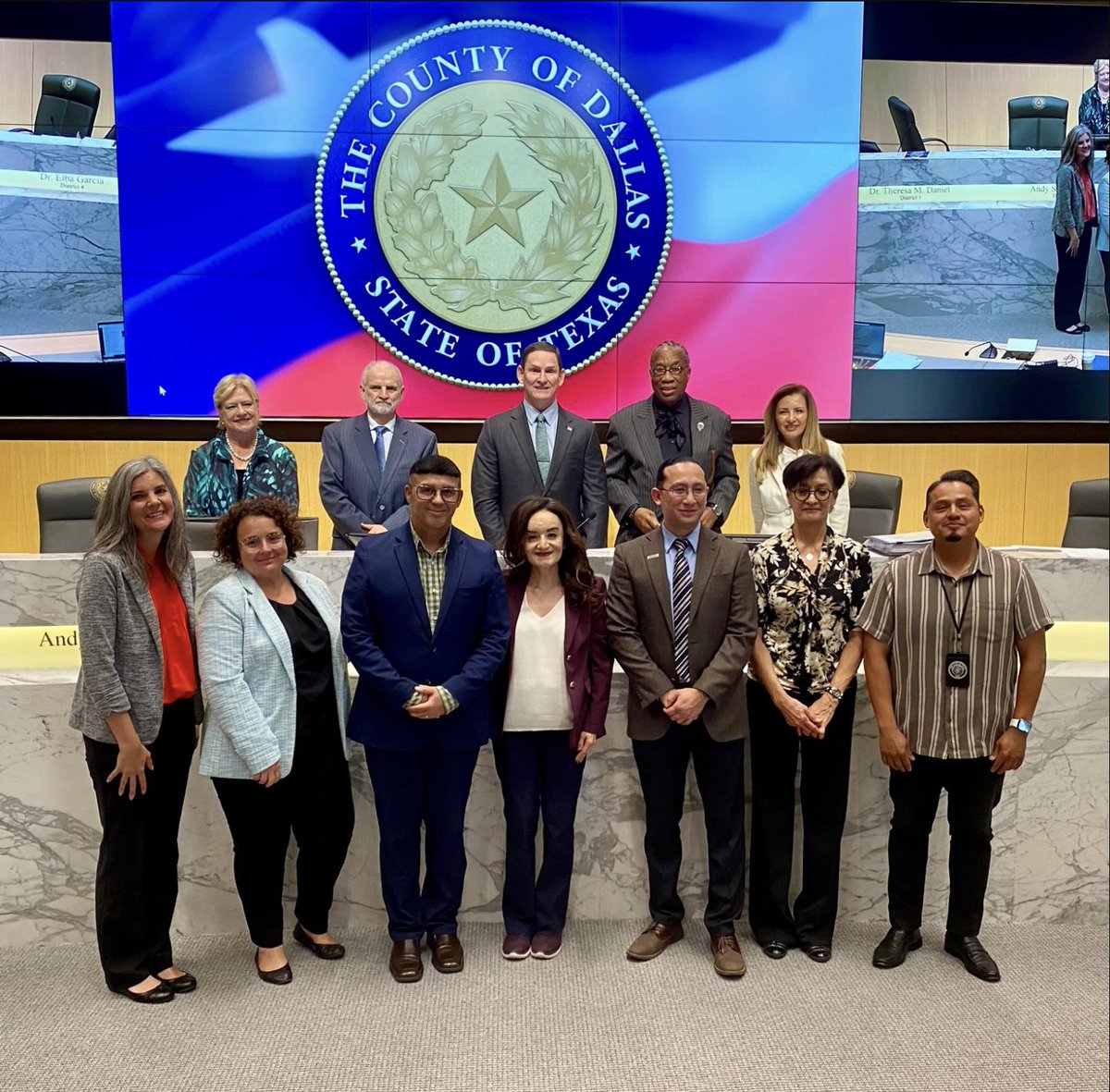 The Texas Healthcare Translators and Interpreters Association invited MODL faculty to the reading of the Dallas County Resolution proclaiming September 30 as Medical Interpreter and Translator Day. 

#MedicalInterpreterDay #SomosUTA #BreakingBarriers #HealthcareHeroes