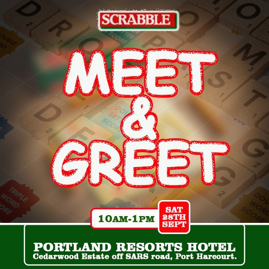 chessboss61's tweet image. Scrabble and chess meet and greet at Portland Resorts Hotel port Harcourt,28th September.
Come let's meet and talk of these intellectual games .