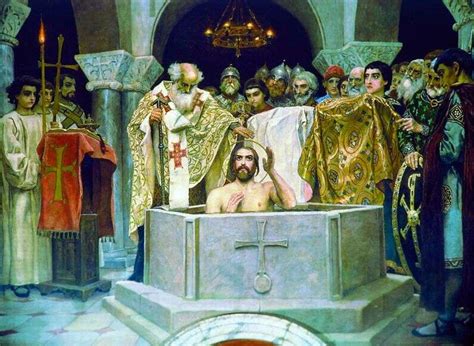 IlleHistoricvus's tweet photo. Kyiver Rus: The baptism of Volodimir/Valdemar

"For at this time the Russes were ignorant pagans. The devil rejoiced thereat, for he did not know that his ruin was approaching." - Povest vremenykh let, 83

[Thread] 🧵 https://t.co/TiqzAPvL3s