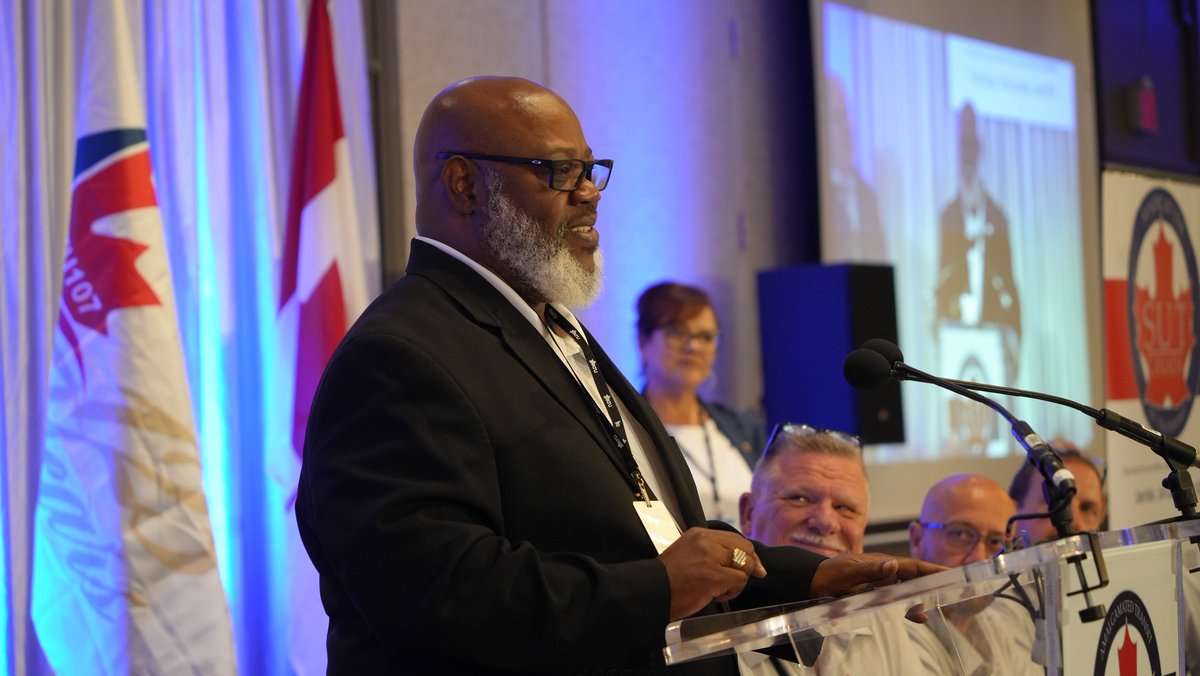 Day one of the <a href="/atu_canada/">ATU Canada</a> Conference in Hamilton, ON, was a resounding success. The conference began with a beautiful land acknowledgment for the Indigenous Erie, Huron-Wendat, Haudenosaunee, and Mississaugas people whose land the City of Hamilton resides on. International