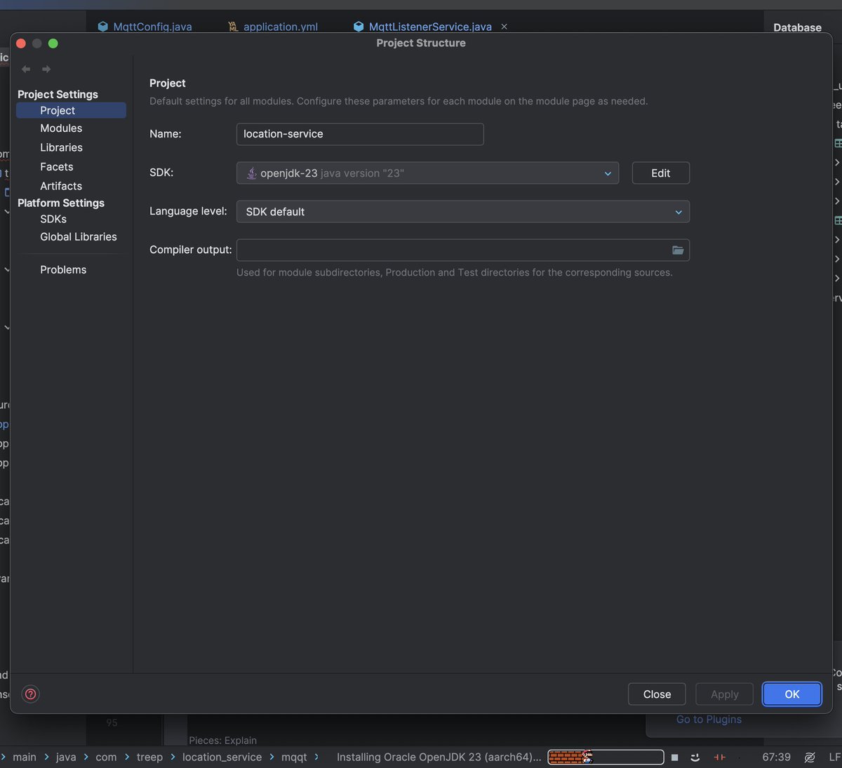 kevin_janvier's tweet image. Have you downloaded Java 23 yet? 🚀 #Java #Java23 #IntelliJ