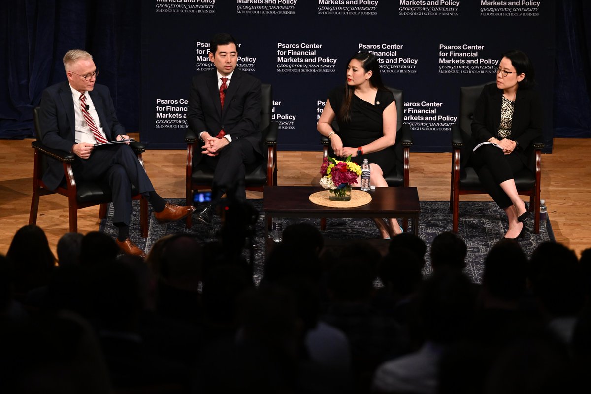 GU Psaros Center for Financial Markets and Policy (@gufinpolicy) on Twitter photo <a href="/USTreasury/">Treasury Department</a> <a href="/CarolineDPham/">Caroline D. Pham</a> Commissioner at <a href="/CFTC/">CFTC</a> said it’s key for regulators to stay “technology-neutral.” As new products and new markets evolve, regulators should be able to accommodate that new innovation. <a href="/USTreasury/">Treasury Department</a> <a href="/CarolineDPham/">Caroline D. Pham</a> Commissioner at <a href="/CFTC/">CFTC</a> said it’s key for regulators to stay “technology-neutral.” As new products and new markets evolve, regulators should be able to accommodate that new innovation.
