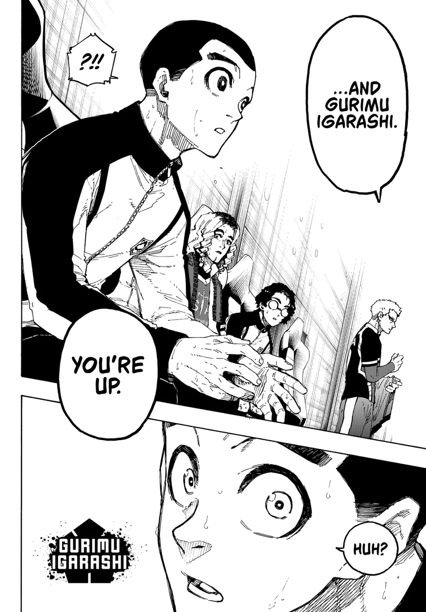 p9cker_girl's tweet photo. 🤨WHY IGARASHI?!!!🤨Blue Lock @nomnii @BLUELOCK_WM Chapter 276 Live Reaction #ブルーロック #BlueLock #BL276 #BlueLock276 #bluelockspoilers https://t.co/nbMwVUj9Q3 via @YouTube https://t.co/eohbmDD0uN