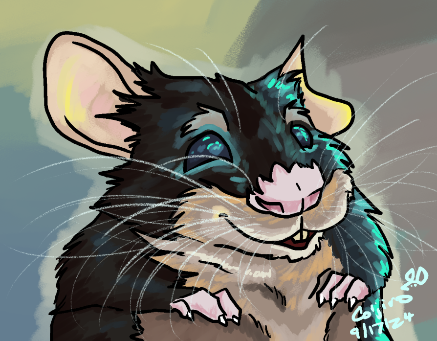 Didn't felt like walking so I painted a happy mouse instead.
#Mouse #Painting #ClipStudioPaint