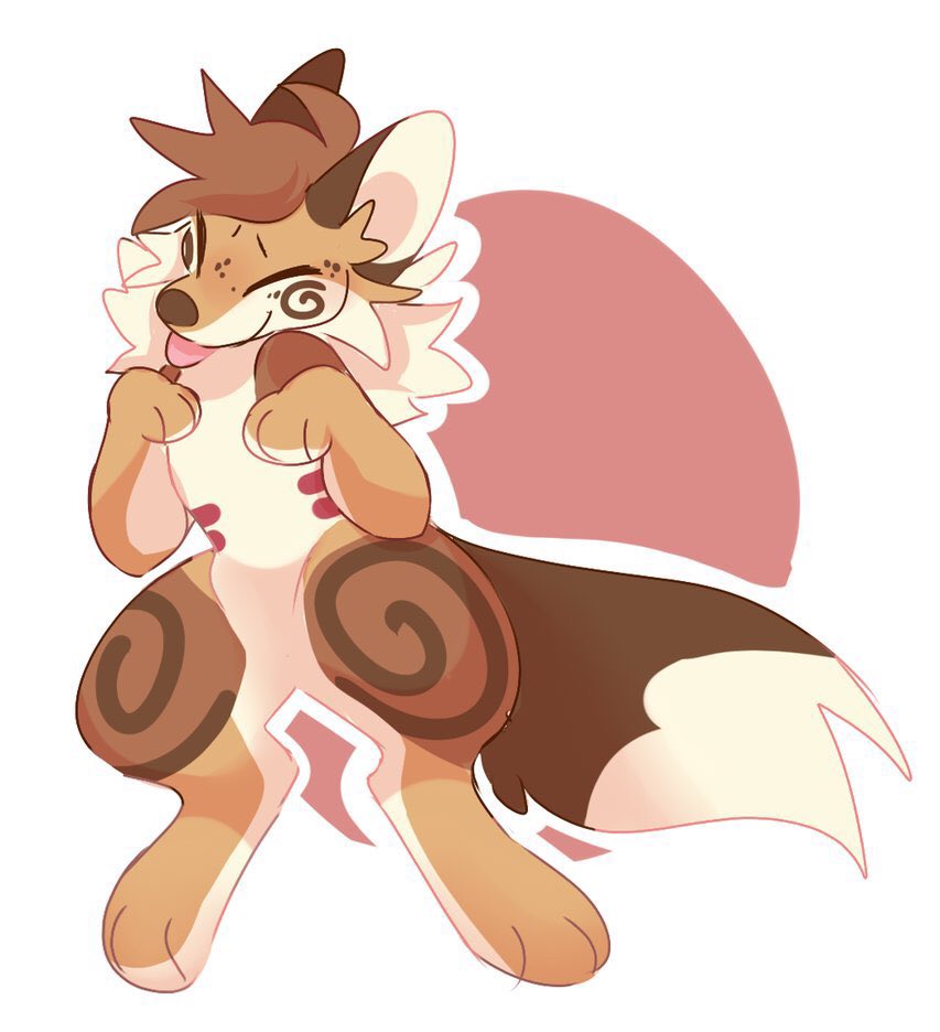 Foxtotss's tweet image. It’s national #foxday today and this cinnamon roll is ready to celebrate!!🦊