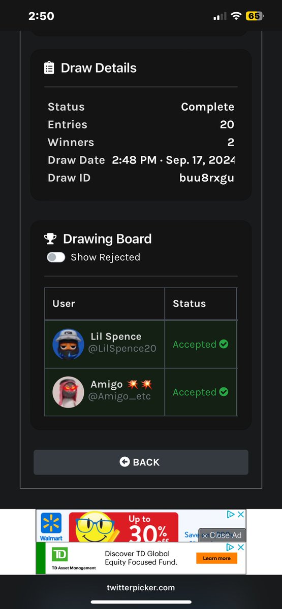 NovaWarriorNFT (@novawarriornft) on Twitter photo RT Giveaway winners!
<a href="/LilSpence20/">Lil Spence</a> <a href="/Amigo_etc/">Amigo 🩵🌸 CLONE</a>
Congratulations you both won 0.15 SOL
Please DM me your wallet addys RT Giveaway winners!
<a href="/LilSpence20/">Lil Spence</a> <a href="/Amigo_etc/">Amigo 🩵🌸 CLONE</a>
Congratulations you both won 0.15 SOL
Please DM me your wallet addys
