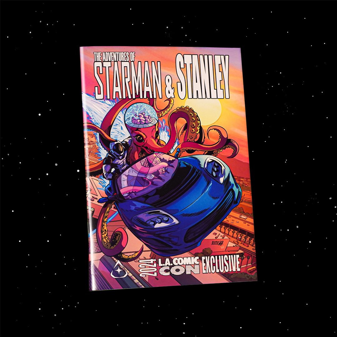 16 days till <a href="/comicconla/">Los Angeles Comic Con</a> 

100 copies of our LA Comic Con Exclusive episode will be available each day ( 10/4-10/6).

Don’t miss out on this piece of Starman comic history 🚀
