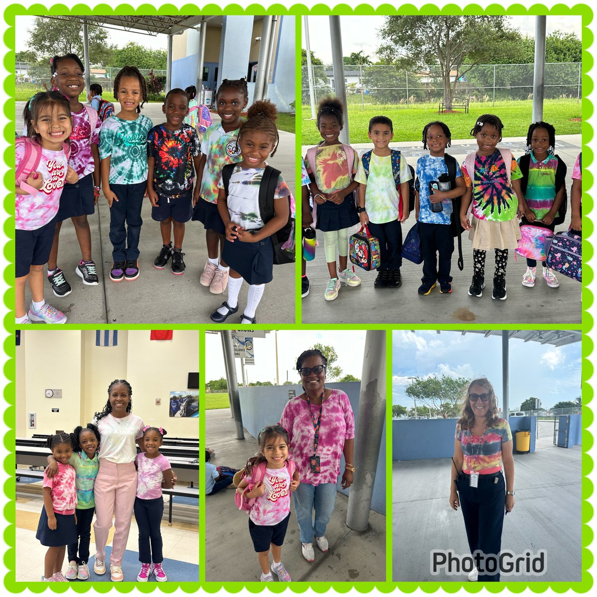 NorthDadeCML's tweet photo. Students and Staff wore tie dye shirts to signify UNITY! #WeStandTogether #sayhelloweek @StdtSvcsMDCPS @SuptDotres @alexsantoyo75 @YeseniaAponte05 @MDCPS @MDCPSNorth https://t.co/S7OzY3oD5u
