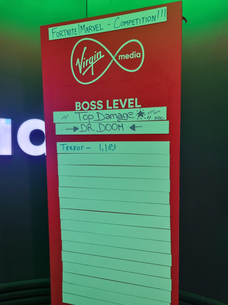 What can I say... top of the leaderboard 👏🏾
#epicgames #VirginMediaGamepad #Marvel #Fortnite