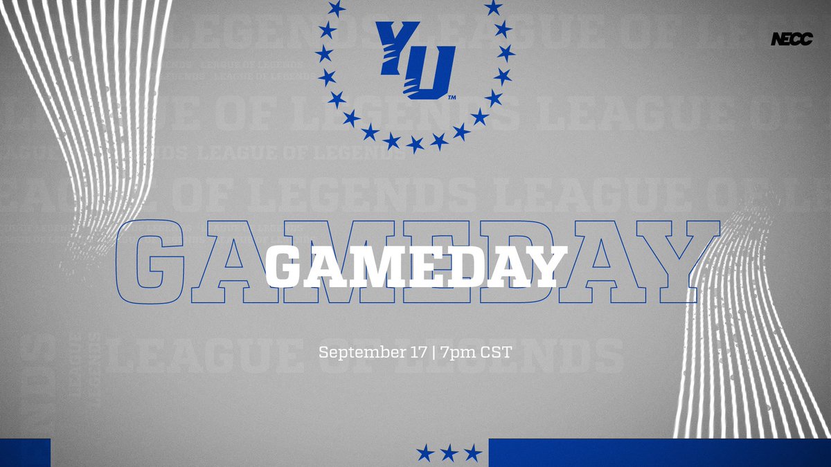 York University Panther Esports (@yupantheresport) on Twitter photo Season Opener!
League of Legends starts us out with the NECC Placement Tournament at 7pm CST! First game is against <a href="/MizzouEsports/">Mizzou Esports</a>. Join us on Twitch for all of the action: twitch.tv/yorkpantheresp…
<a href="/neccgames/">NECC</a> | #WeAreYU | <a href="/YUGameday/">YU Gameday</a> Season Opener!
League of Legends starts us out with the NECC Placement Tournament at 7pm CST! First game is against <a href="/MizzouEsports/">Mizzou Esports</a>. Join us on Twitch for all of the action: twitch.tv/yorkpantheresp…
<a href="/neccgames/">NECC</a> | #WeAreYU | <a href="/YUGameday/">YU Gameday</a>