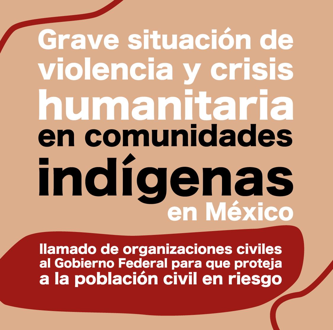 🚨 Con mucha preocupación nos dirigimos a la opinión pública para  compartir con ustedes la grave situación de violencia y crisis  humanitaria que se está viviendo en diferentes regiones indígenas de  México. 

redtdt.org.mx/archivos/19158