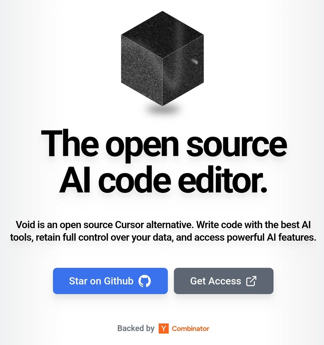 tom_doerr's tweet photo. I did not sign up for Cursor because I want my tools to be open source. This looks like a great open source Cursor https://t.co/faGM0cJD8D