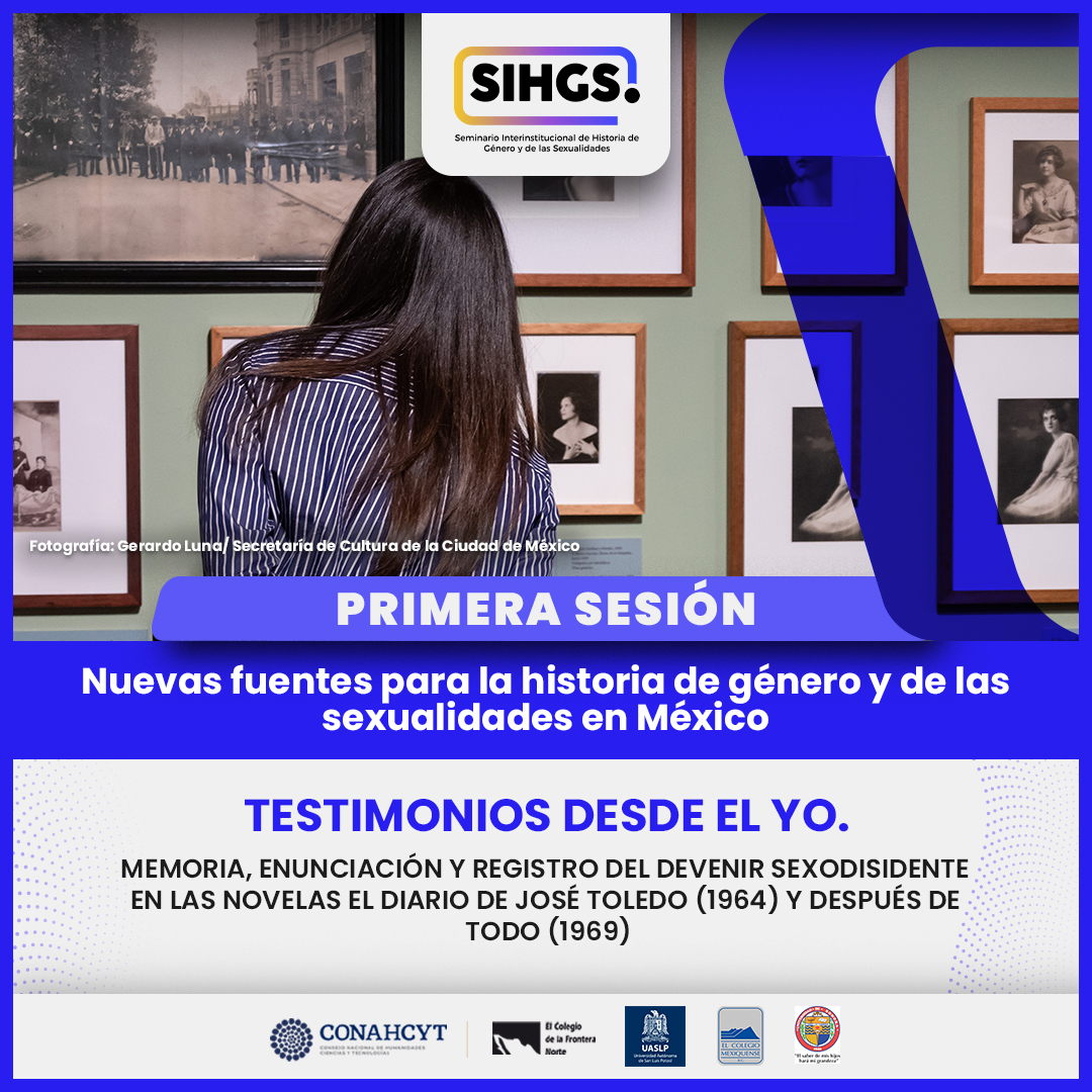 elcolef's tweet photo. #QuNoSeTePase 🟣 Prepárate para la primera sesión del Seminario Interinstitucional de Historia de Género y de las Sexualidades: Testimonios desde el Yo.  

🗓️ Viernes 20 de septiembre, 11:00 h Pacífico
📲 Evento virtual

Recibe constancia con tu registro previo 📨 SIHGS@colef.mx https://t.co/Wu1DINOTWt