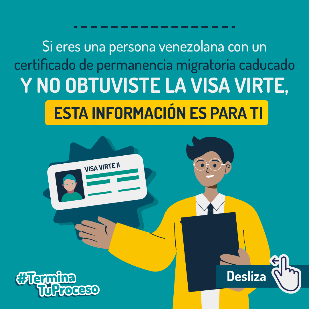 care_ecuador's tweet photo. 👍Recuerda que para ser parte de la regularización para personas venezolanas en Ecuador y obtener tu visa #VIRTEII, deberás renovar el certificado de permanencia migratoria que conseguiste en el proceso anterior. 📑🔄
#TerminaTuProceso ✔️ https://t.co/aH5REwTtB2