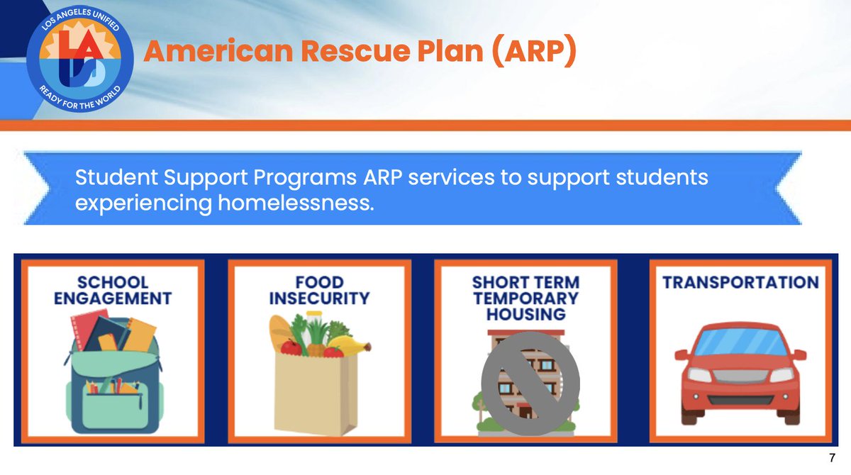 We got a look at the kinds of support programs available to our foster youth/students experiencing homelessness—including academic support like tutoring, as well as basic needs like transportation, food, showers, clothing, laundry services, and short-term temporary housing.