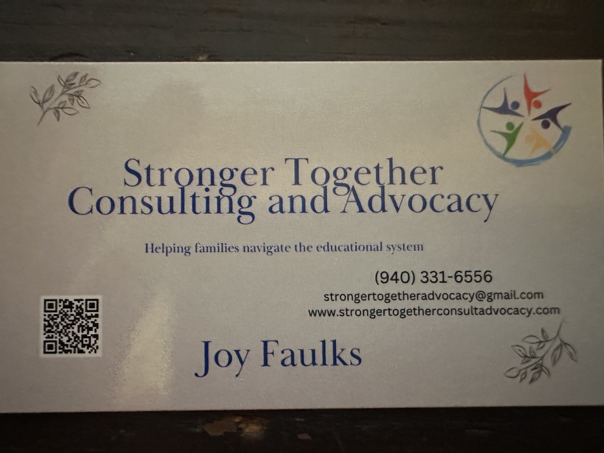 My business can be found at strongertogetherconsultadvocacy.com

I look forward to serving families and empowering them to help their children.