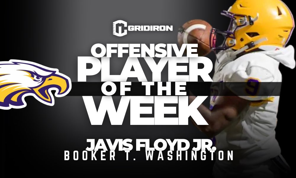 CM Gridiron Offensive Player of the Week | Week 2 | Javis Floyd Jr. | Booker T. Washington Golden Eagles

Sponsored By: Edmondson Screen Printing and JAMES BAR B Q And Catering

Follow the link to read Javis’s article. 

cmgridiron.com/2024/09/08/cm-…