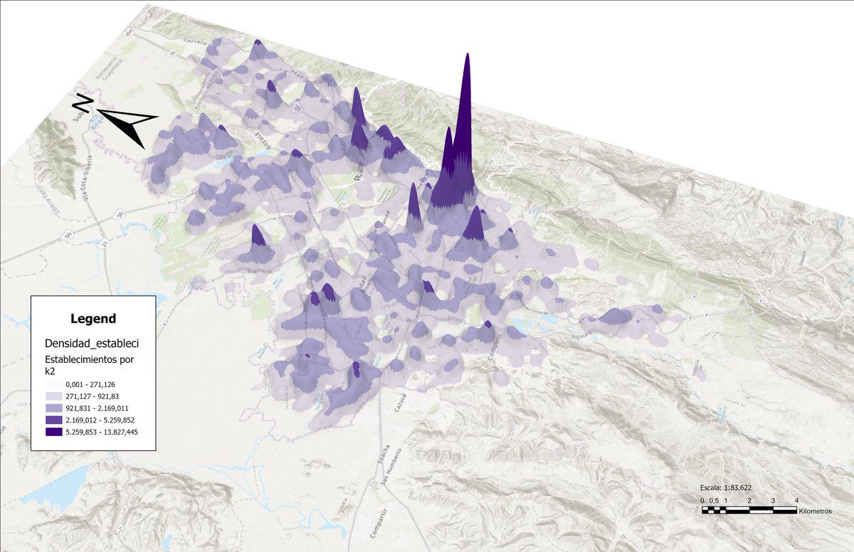 En la Maestría estoy aprendiendo a usar ArcGIS y vengo a mostrarles un análisis geoespacial de Bogotá desde la perspectiva de la densidad poblacional y el lugar donde trabajan los Bogotanos y poder ver de donde vienen los problemas de movilidad de Bogotá (hilo)