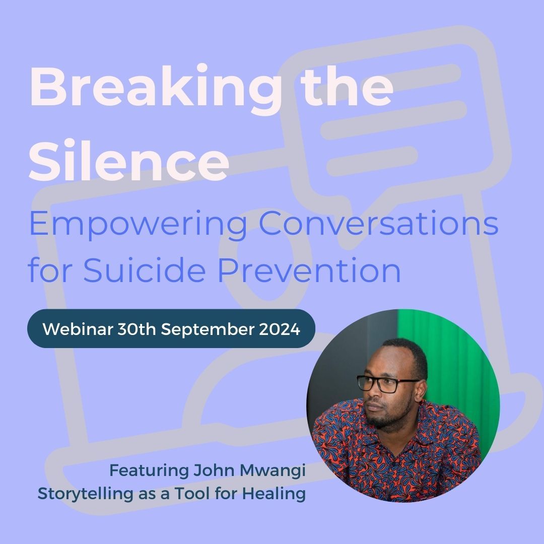 GenMHTeam's tweet image. Join GenMH and @wainsmwangi on September 30th for “Breaking the Silence; Empowering Conversations for Suicide Prevention” a GenMH webinar in honour of Suicide Prevention Month. Find out more about the webinar here:  buff.ly/4d7yVDq 💜 💛