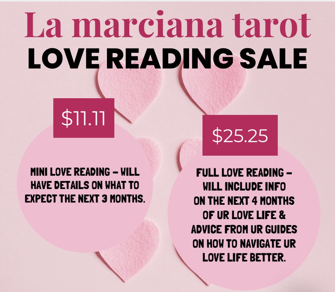 #lovereadings will be on sale until October 1st 💕✨

Dm me to book! All readings are delivered in 24hrs!💨

#affordabletarotreadings #samedaytarotreadings