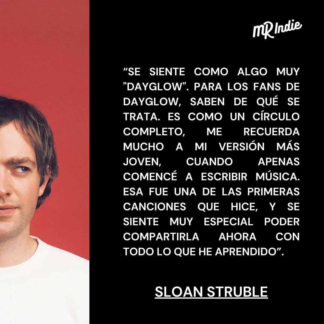 _MrIndie's tweet image. Platicamos una vez más con Sloan Struble sobre su cuarto álbum de estudio "Dayglow" y como encontró al autentico Dayglow. 🌈🎸

mrindie.com/entrevistas/da…

#Dayglow #SloanStruble #EntrevistasXMrIndie