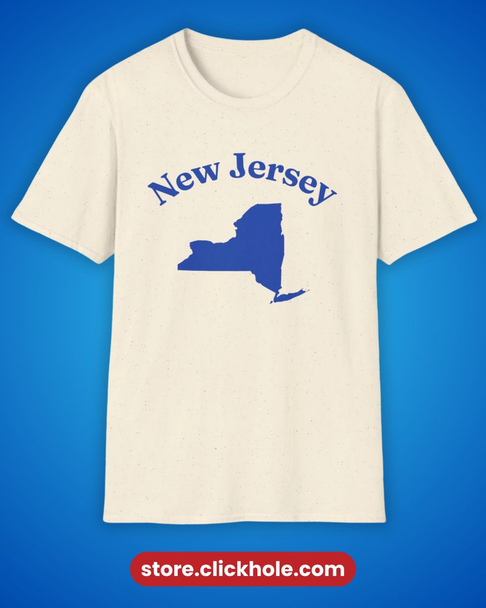 ClickHole's tweet image. We believe in states’ rights…to shut up and watch us sell merch about them.
Check out the full collection at store.clickhole.com.