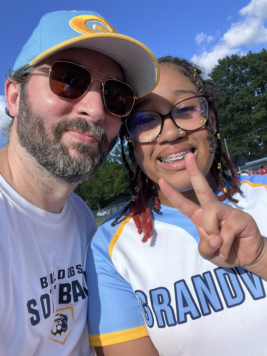 Shout out to our starting pitcher today!  Super fun kid and a proud Bulldog!