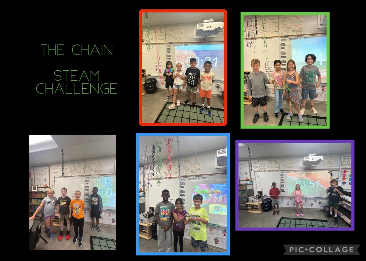 MzMousseau's tweet photo. Our first #STEAMchallenge of the year was a success. Every team worked together. They understand the importance of communication and collaboration. @StStephenOCSB https://t.co/TDGkTC7PLL