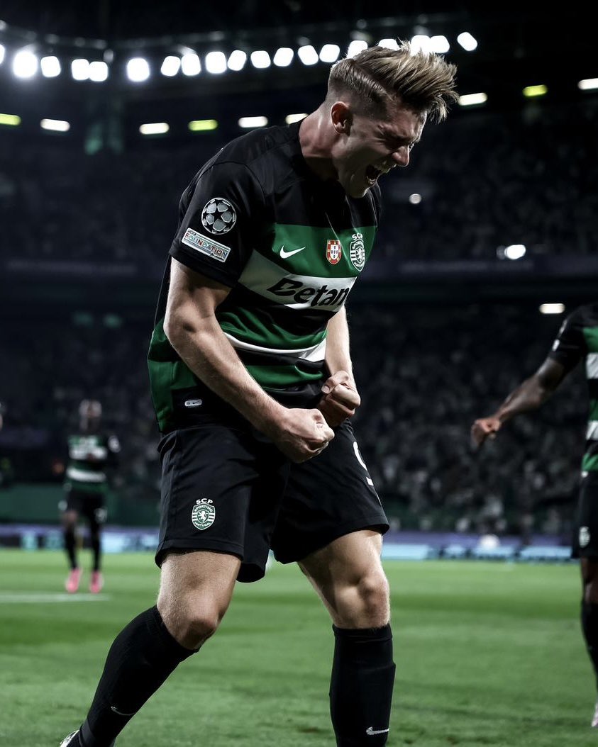 SportingCP's tweet photo. Viktor strikes again 🫱🫲 #SCPLOSC #UCL https://t.co/6hzMdu9FXQ