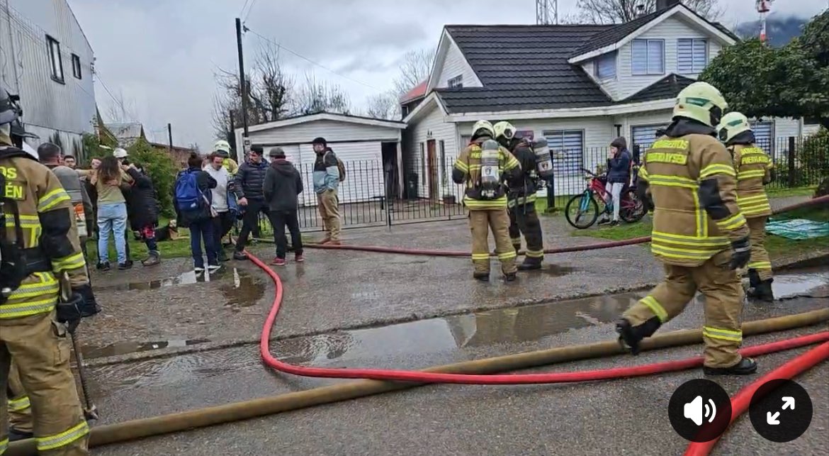 Confirman fallecimiento de una persona de 90 años en incendio en # Puerto Aysén
