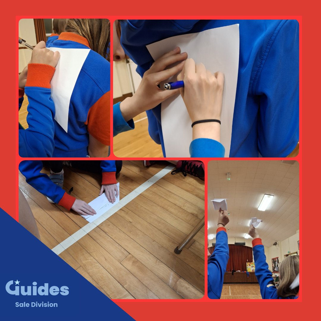 The Guides took the lead this week, planning &amp; running their own activities for each other.... there were paper aeroplanes, balloons, obstacle courses, drawing &amp; favourite games played.

It was great to see them listening &amp; responding to each other's instructions. 

<a href="/Girlguiding/">Girlguiding</a>
