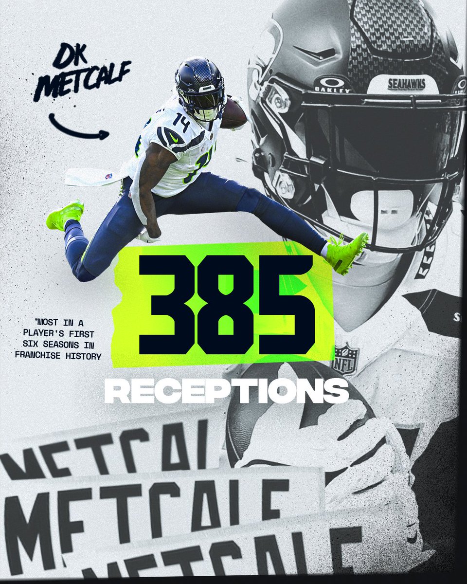 Seahawks's tweet photo. DK passes D-Jack. 🫡 https://t.co/Iiv8hc66um