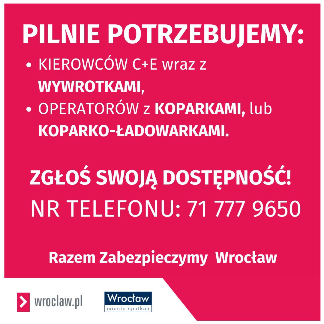 wroclaw_info's tweet photo. 🔴 PILNE❗️ https://t.co/y3NMVSucVd