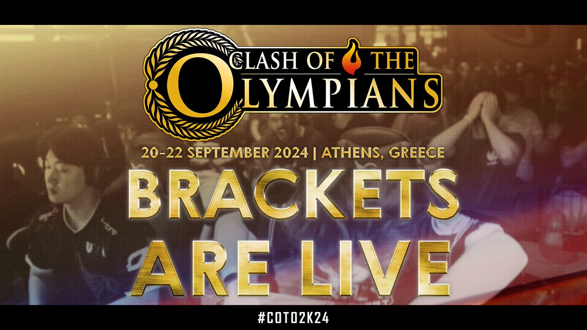 COTOlympians's tweet photo. Brackets are Live!
This year's #COTO2K24 brackets were really challenging to create due to rankings, countries, team kills, last-minute DQ's, etc.
They are now finalized, but we’re open to any feedback!
👇Register as a Spectator here👇
https://t.co/BbJ7hGnwyN https://t.co/YH0fYBwXW0