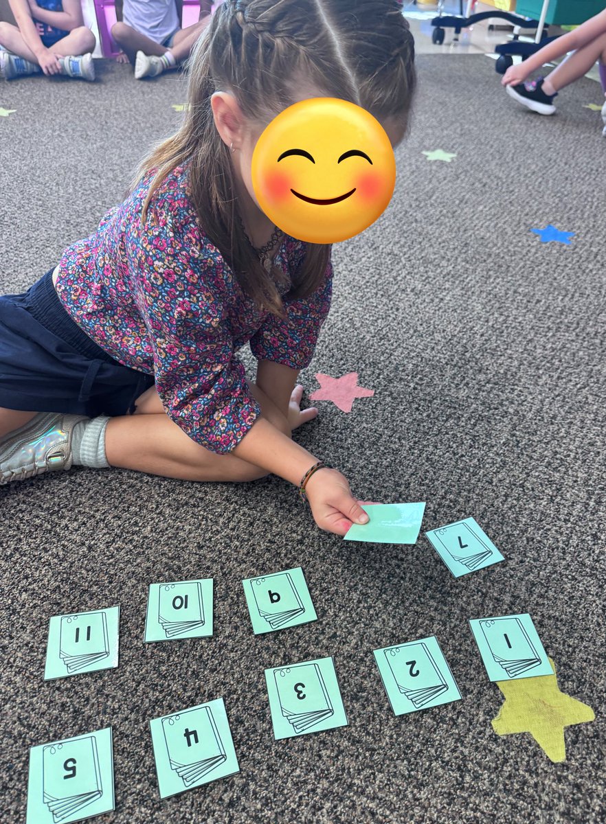 Played a fun math game today! 😎 Ss identify the number and check behind to find the worm 🐛 Thanks to FDK-C for the idea 🤩 #numbersense #kindergarten #mathgames <a href="/ThamesfordPS/">Thamesford_PS</a>