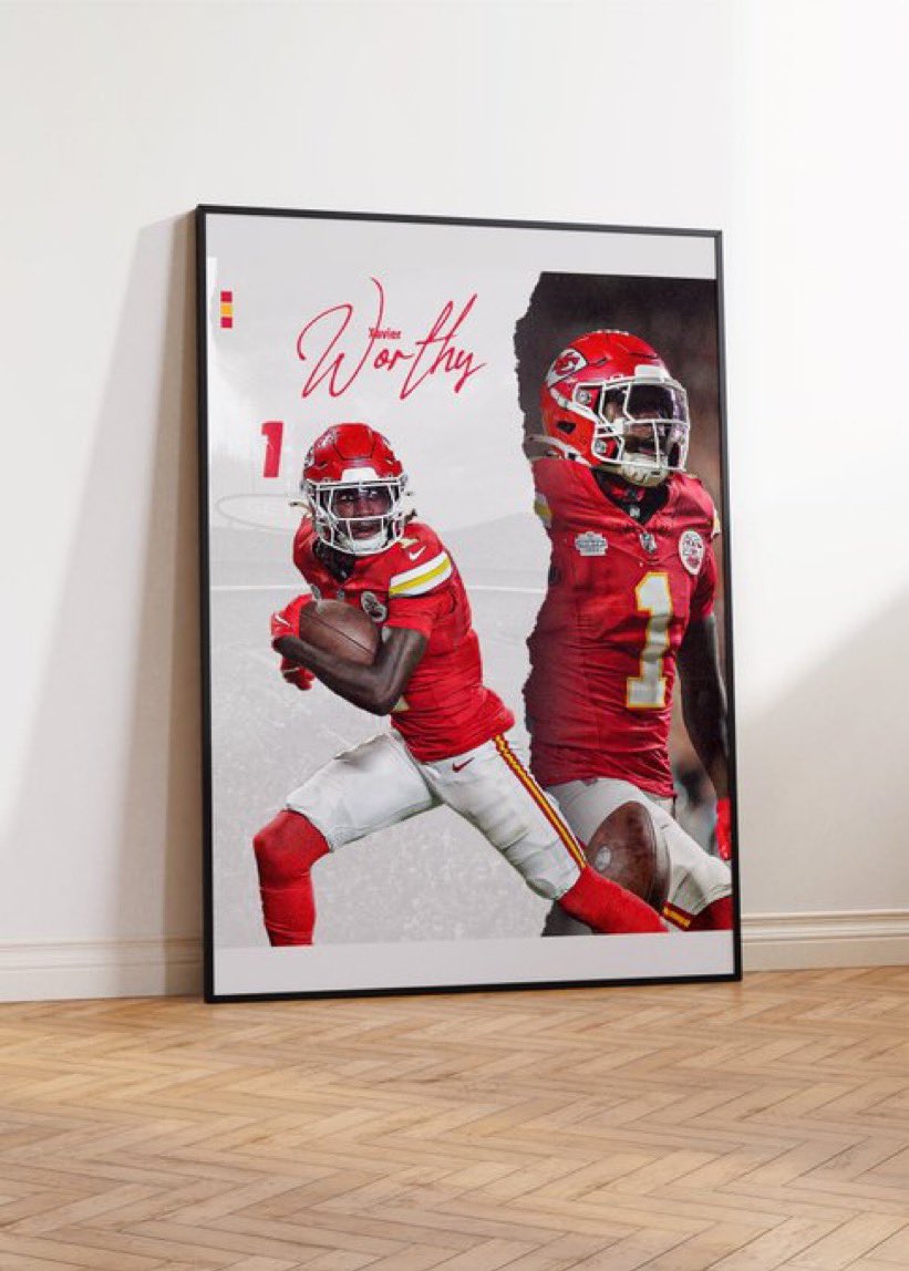 🚨 Chiefs Kingdom 🚨 

Want to win this Xavier Worthy poster? 

1. Retweet/like this tweet. 
2. Follow <a href="/PlayerPrintz/">PlayerPrintz</a> and <a href="/MahomeSZN/">The Kingdom</a> 

That’s it! 

Giveaway ends 9/21! #ChiefsKingdom