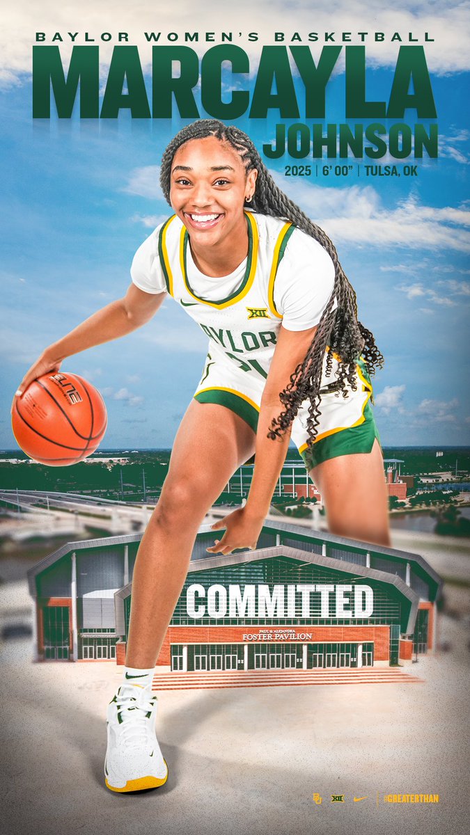 MarcaylaJohnso1's tweet image. Let’s get to work, Sic 'Em Bears 💚🐻#Committed #BLESSED