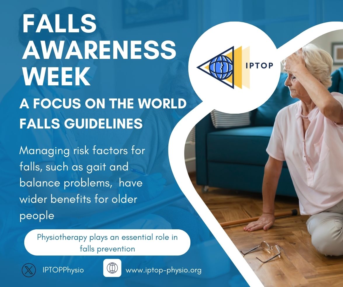 Managing risk factors for falls, such as gait and balance problems, has wider benefits for older people. #fallsawarenessweek
