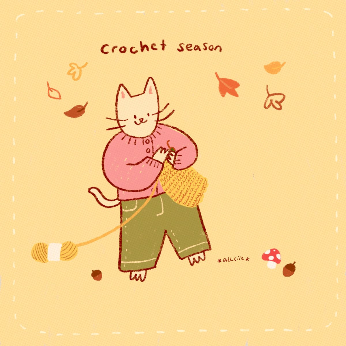 crochet season is here 🍂🧶