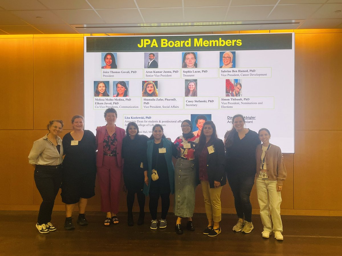 JeffPostdocs's tweet image. #NPAW2024 Day 2 # Postdoc-PI luncheon! Congratulations @Francesco De Pascali for wining the outstanding postdoc award and @2LexA4myshirt and @ Melissa Molho Medina for the honorable mention awardee!