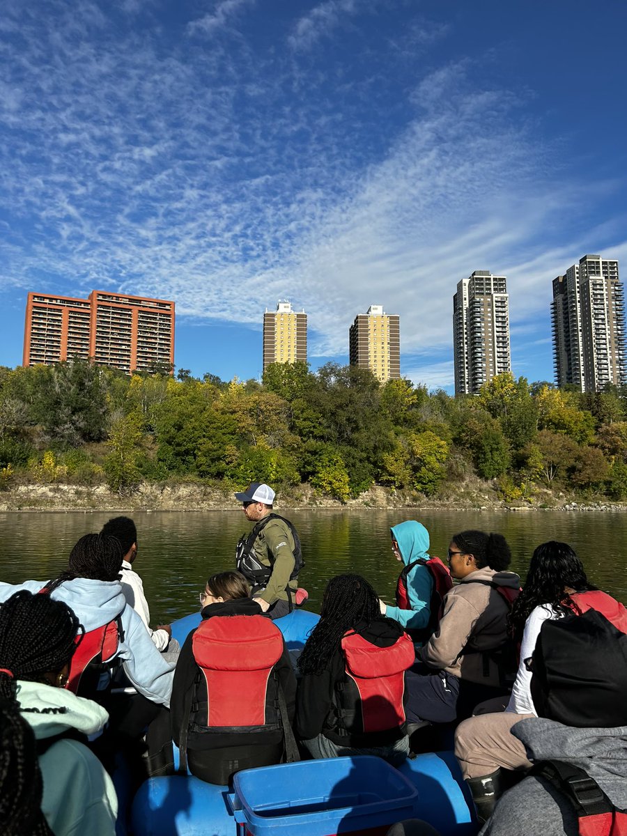 Students in grade 9 had a blast today during the RiverWatch field trip testing in situ the water quality of the North Saskatchewan River. They also visited the water treatment plant of our city! #science #yeg #yegschools #ecsd #ecsdfaithinspires #ecsd135
