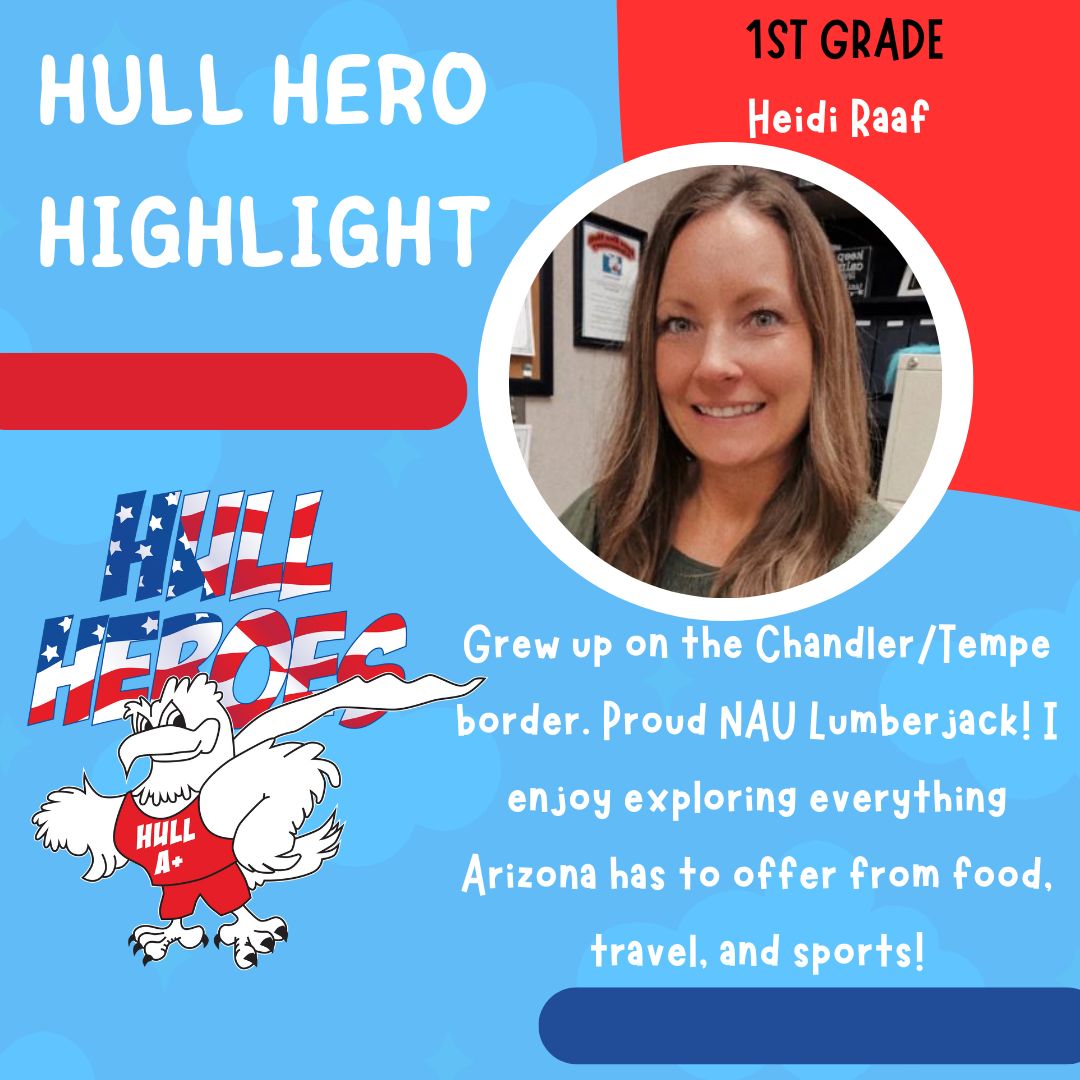 JDHullHeroes's tweet photo. 🌟Celebrating Ms. Raaf - 1st Grade Teacher🌟
Creating magical classroom experiences to nurturing a love for learning, her passion & dedication shine through every day.
#TeacherAppreciation #FirstGradeHero #ThankYouMsRaaf #InspiringYoungMinds #HullHeroes #WeAreChandlerUnified https://t.co/WdAVCqhas5