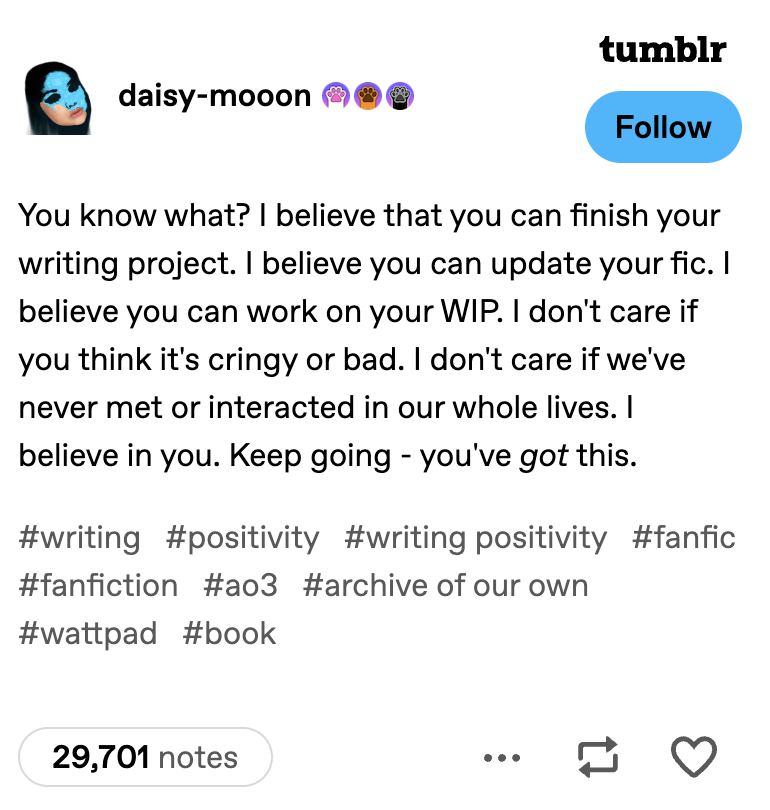 tumblr's tweet photo. share this with the writer in your life <3 
https://t.co/K1RwdRpAq5 https://t.co/2TmbduaxEo